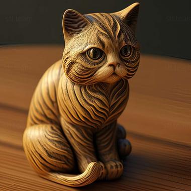 3D model Maru cat famous animal (STL)